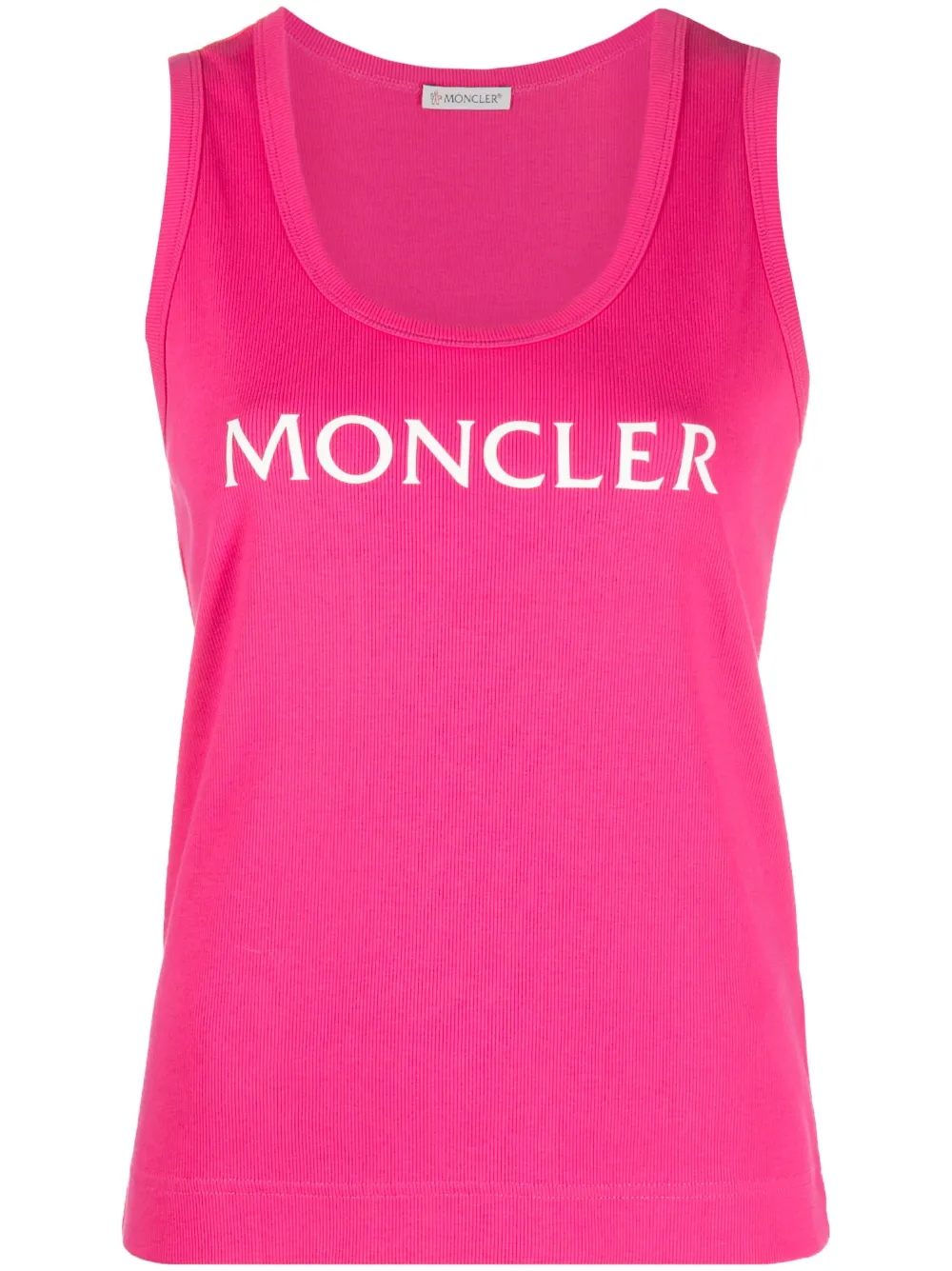 

Топ с логотипом MONCLER, розовый