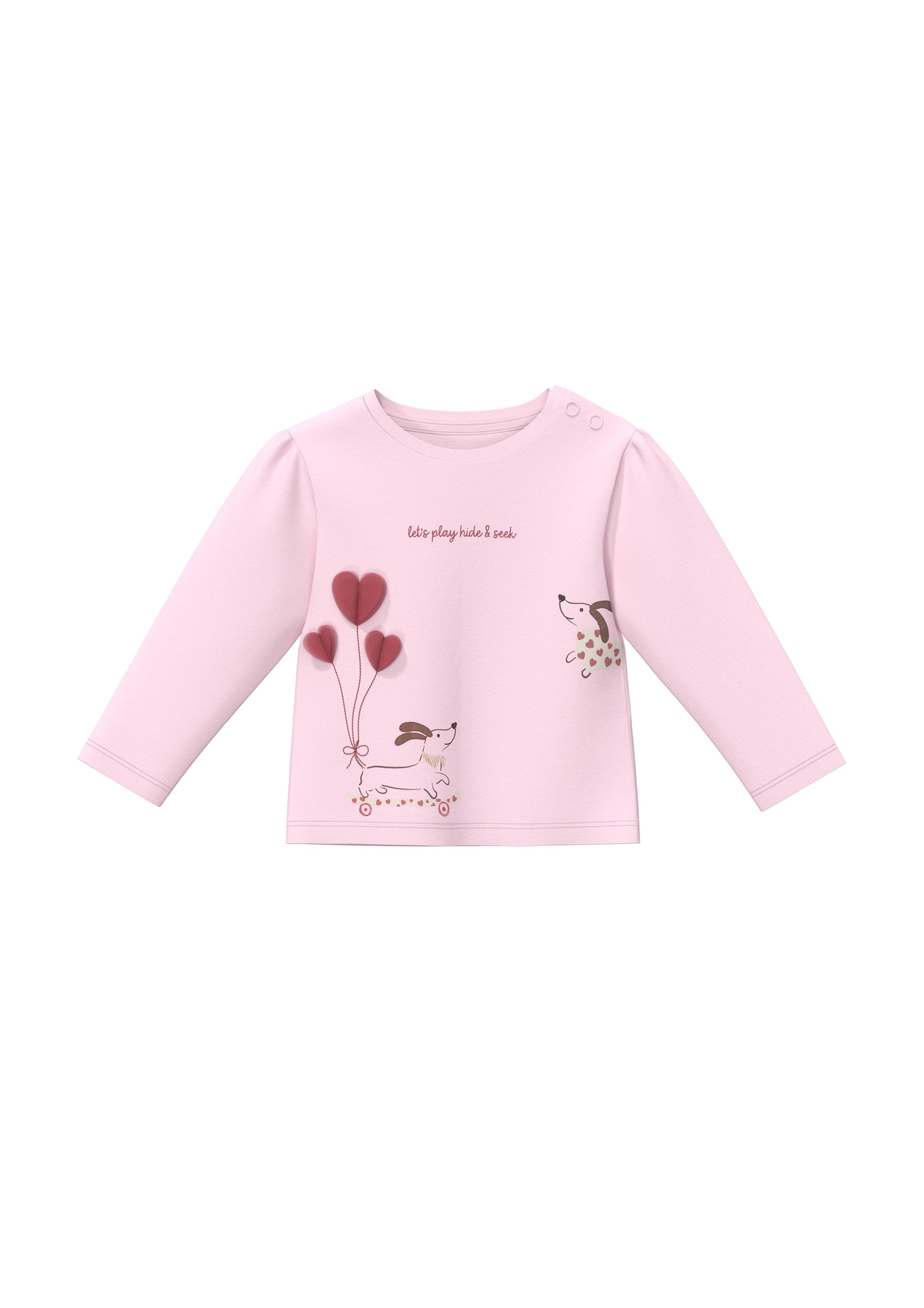 

s.Oliver Лонгслив в цвете Rose, Magenta