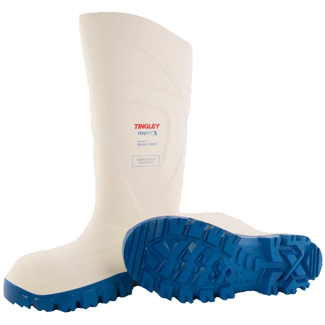 Ботинки Tingley StepLite X с питанием от Bekina 77258, мужские 10 / женские 12, бело-синие No Brand — фото 3