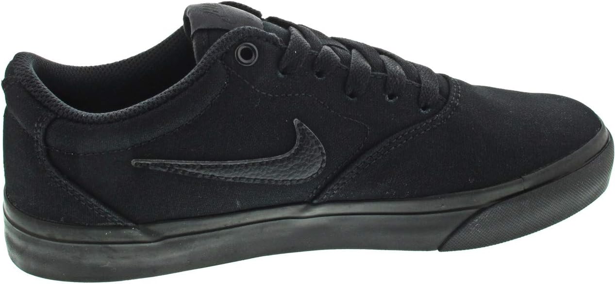 NIKE SB в клетку Solarsoft Canvas, Black Black Black 001 — фото 3