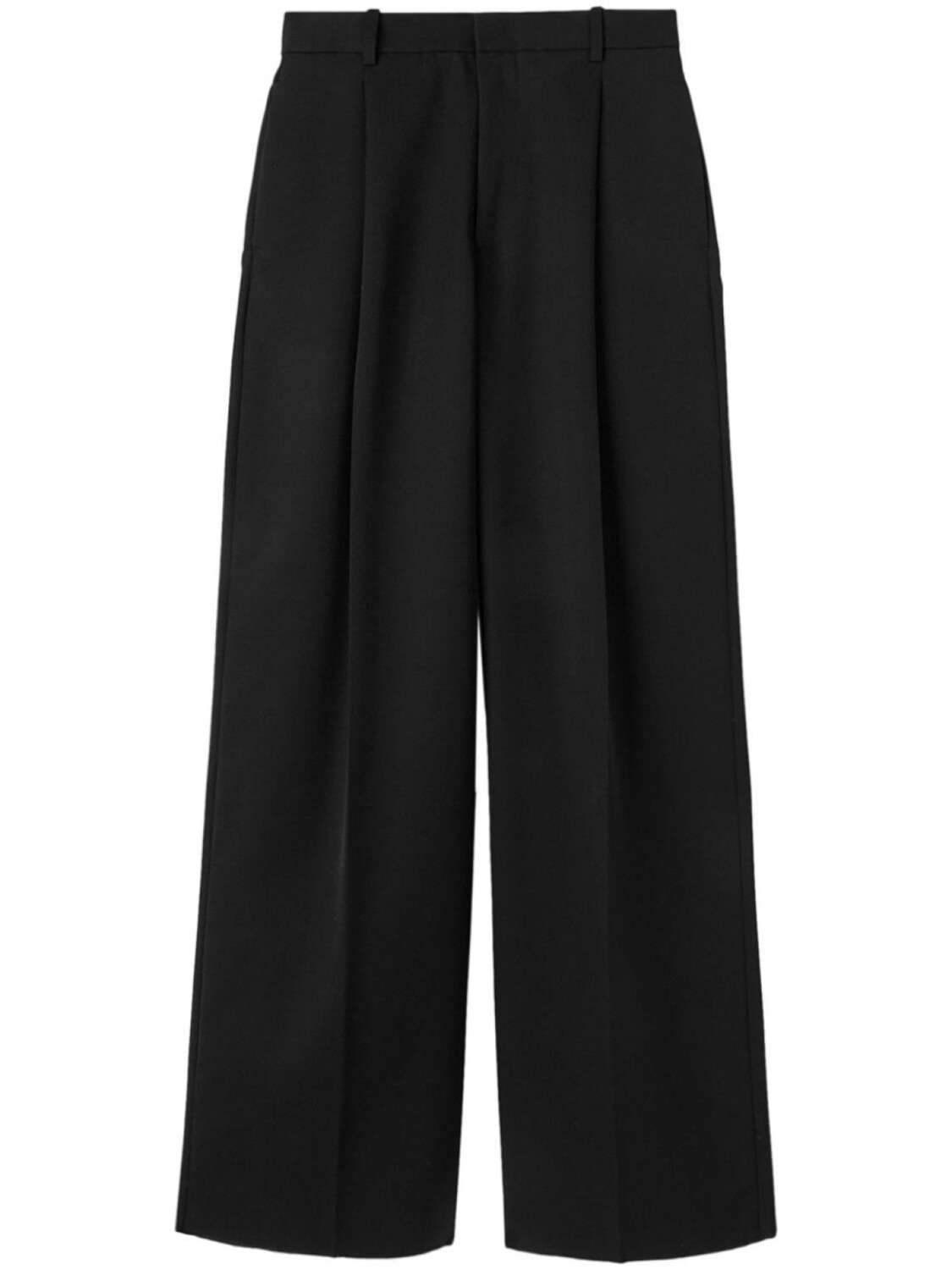 

Jil Sander шерстяные брюки с завышенной талией, черный