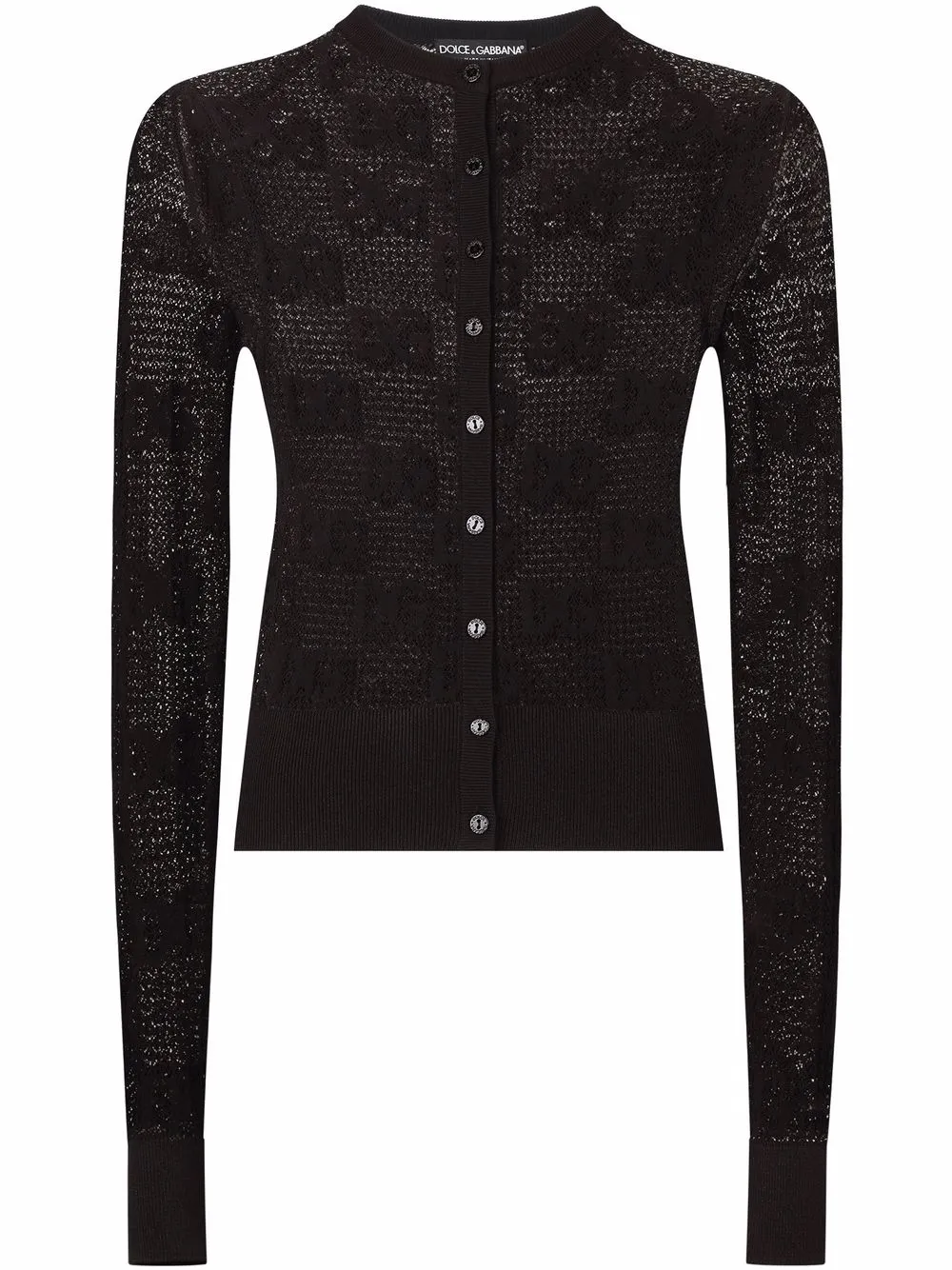 

Кардиган с логотипом DG DOLCE & GABBANA, черный