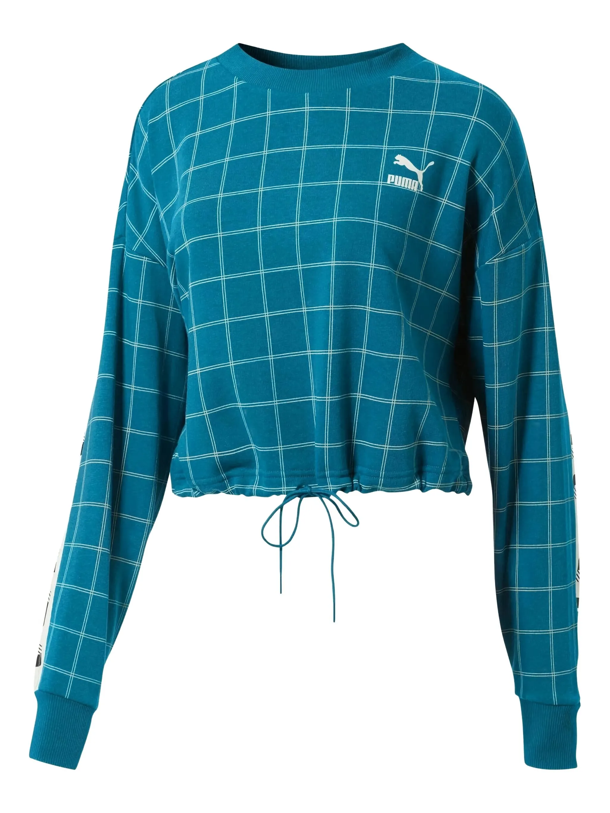 

Клетчатая толстовка с кулиской Puma, синий