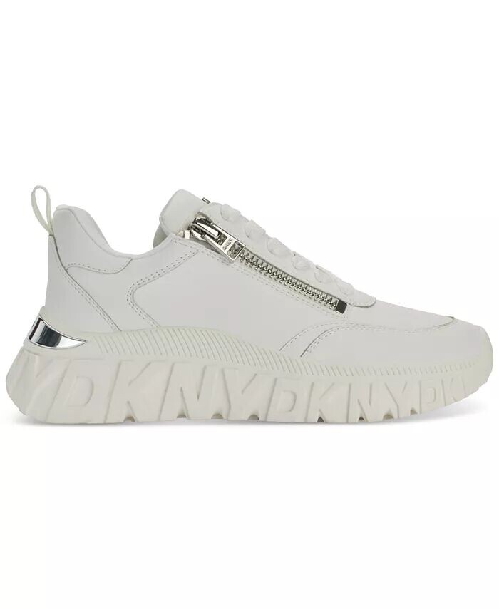 Женские кроссовки Lakelyn на платформе на молнии DKNY, белый — фото 2