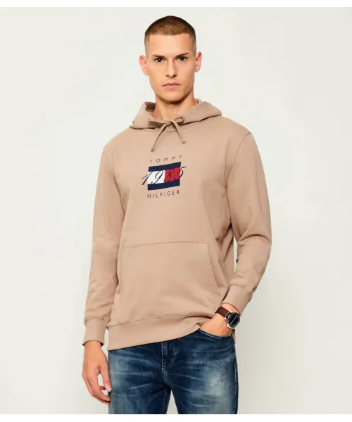 

Толстовка Regular fit Tommy Hilfiger, бежевый