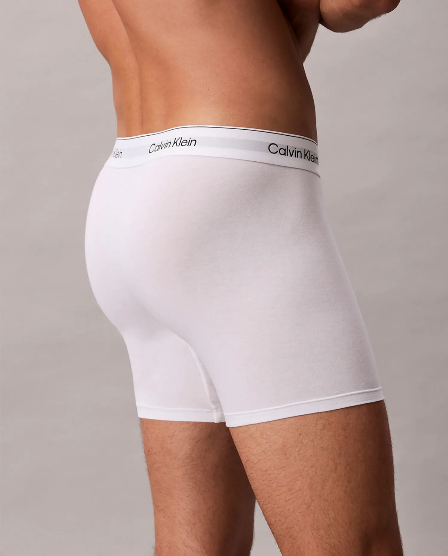 Набор из 5 длинных боксеров - Icon Cotton Stretch Calvin Klein, мультиколор — фото 4