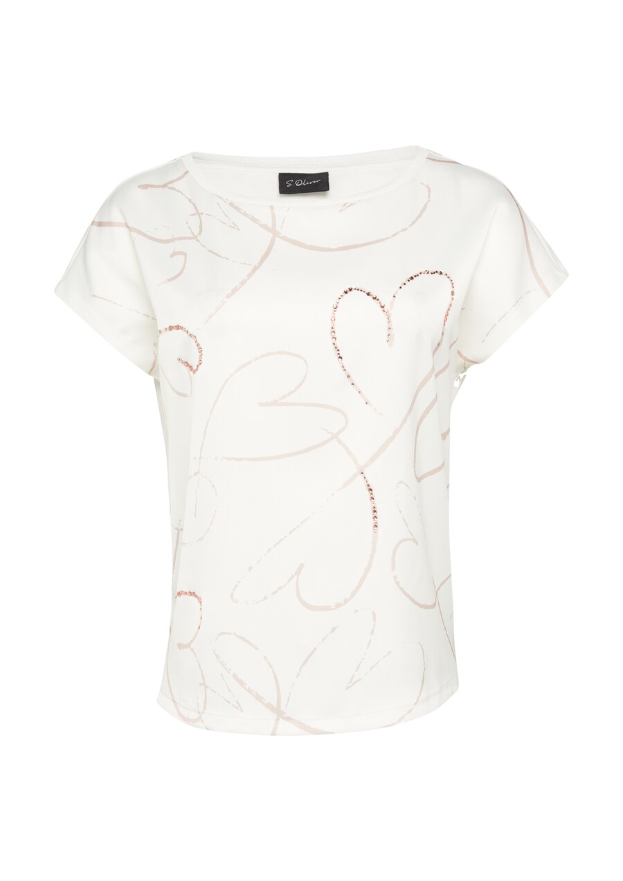 

Рубашка s.Oliver BLACK LABEL, цвет Beige/Cream