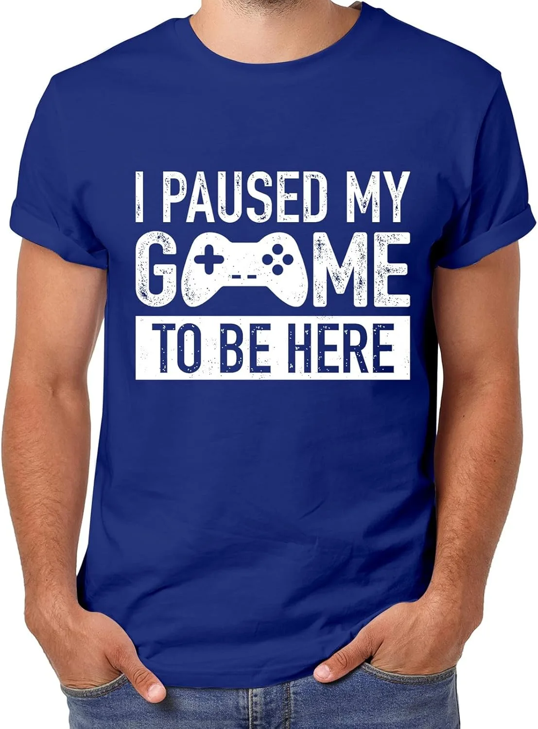 

Футболка для геймеров I Paused My Game с принтом BNisBM