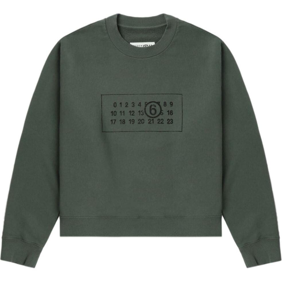 

Свитшот женский зеленый Mm6 Maison Margiela