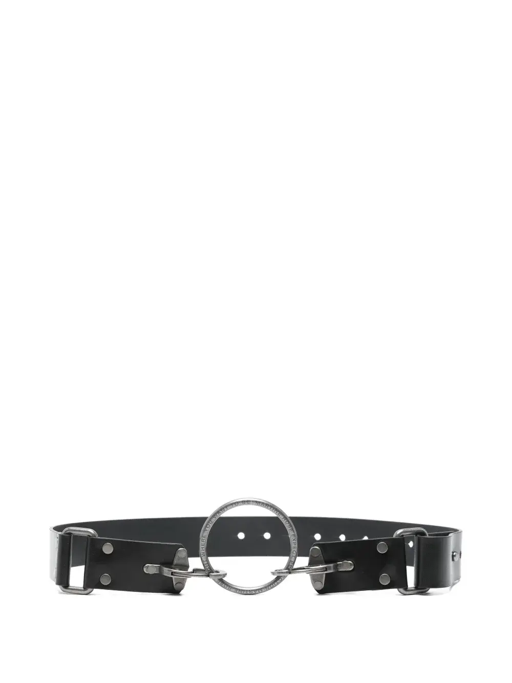 

Ремень с металлическим декором Martine Rose, черный
