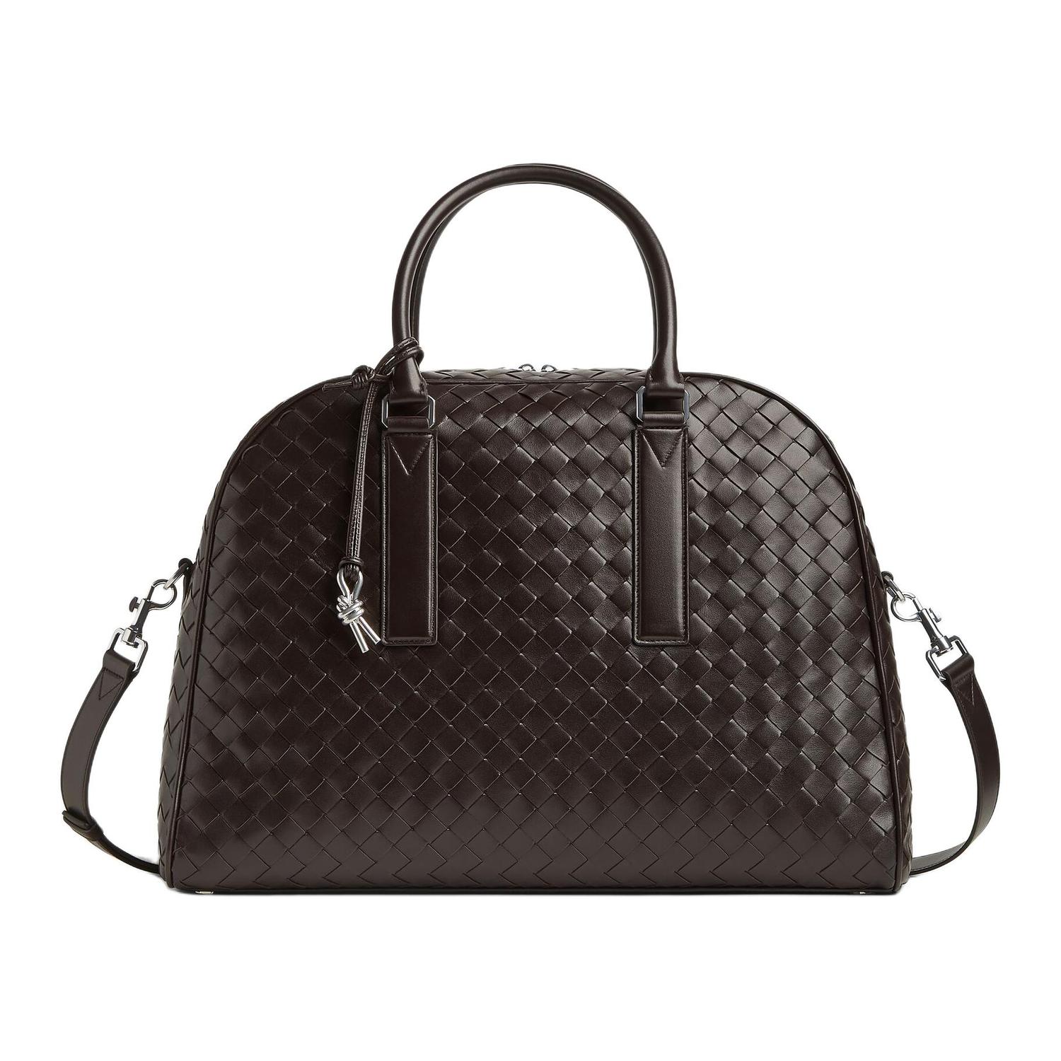 

Bottega Veneta Intrecciato Cow Leather One Shoulder Handbag Men's Chocolate Brown