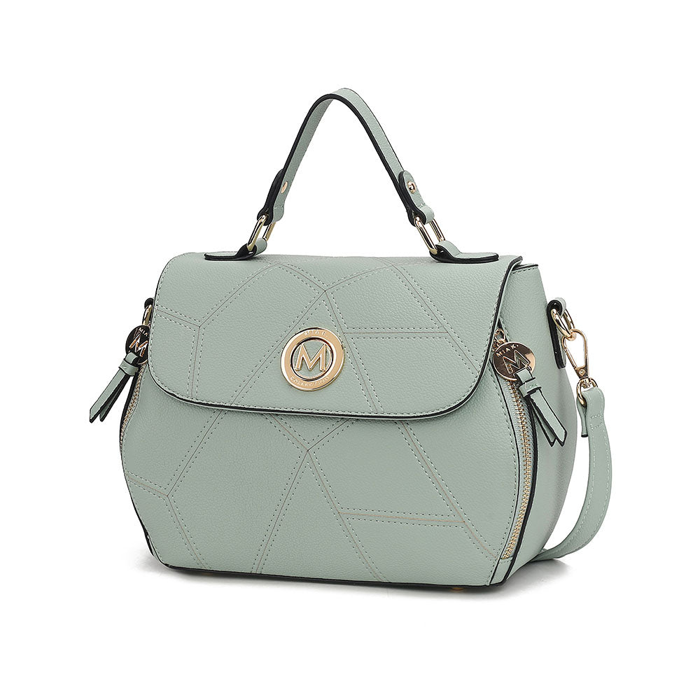 

Женская сумка-портфель из веганской кожи Clementine от Mia K MKF, Seafoam