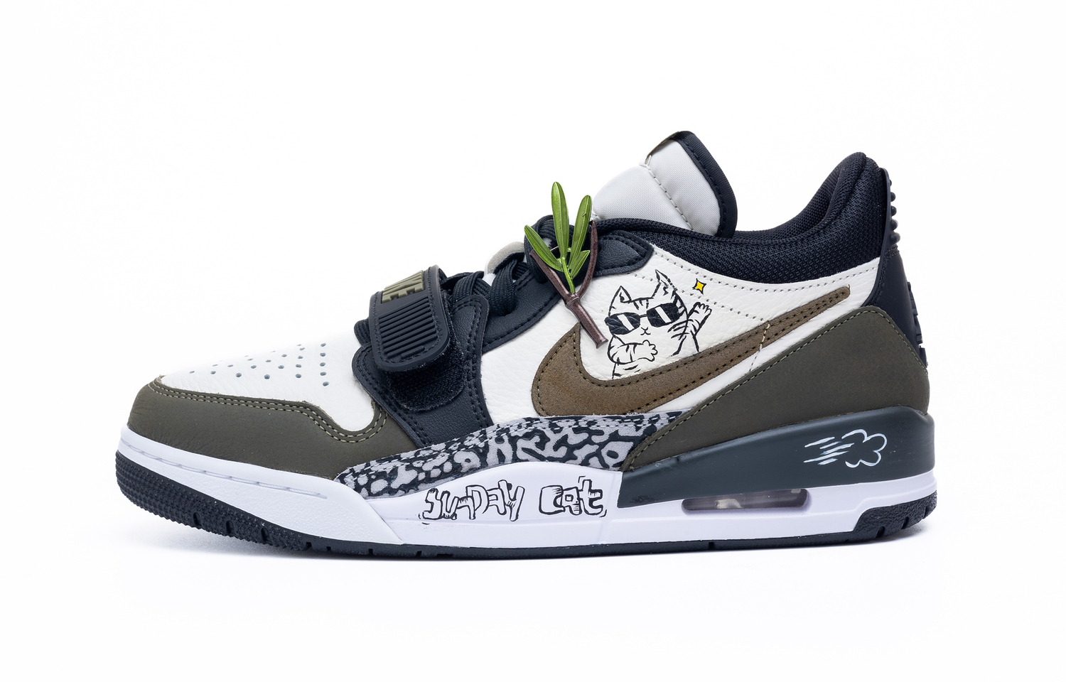 

Jordan Легаси 312 Ритм Миоут Абразивоустойчивые низкие винтажные баскетбольные кроссовки мужские белый - белый, цвет White