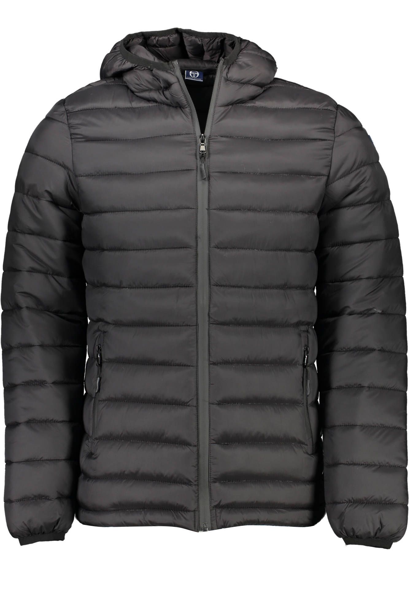 

Черная мужская куртка из полиэстера Sergio Tacchini