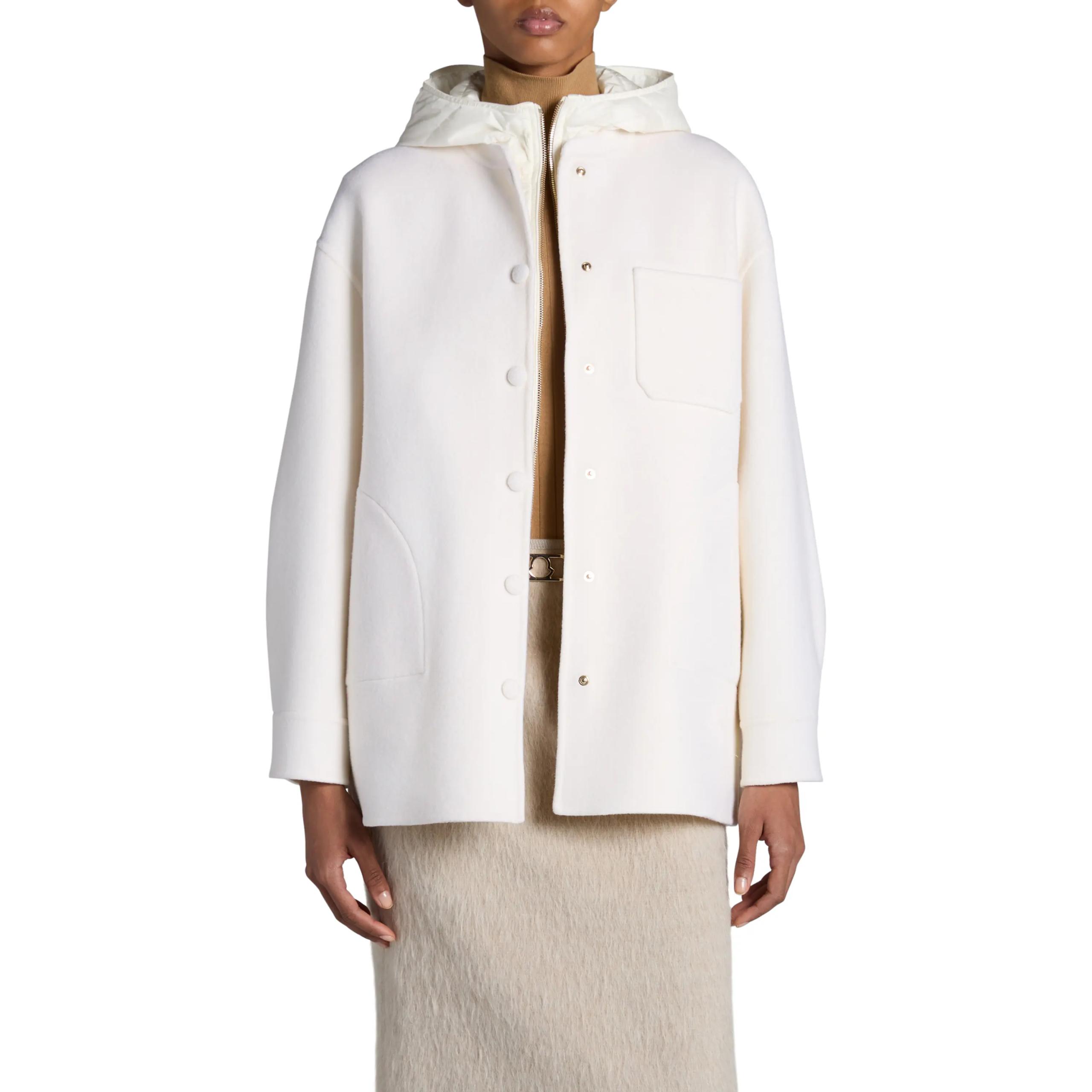 

Moncler Женская белая пуховая куртка, White