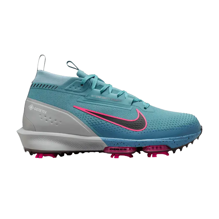 

Бутсы Nike Air Zoom Infinity Tour 2 Golf GORE-TEX Extra Wide 'Denim Turquoise Hyper Pink', бирюзовый
