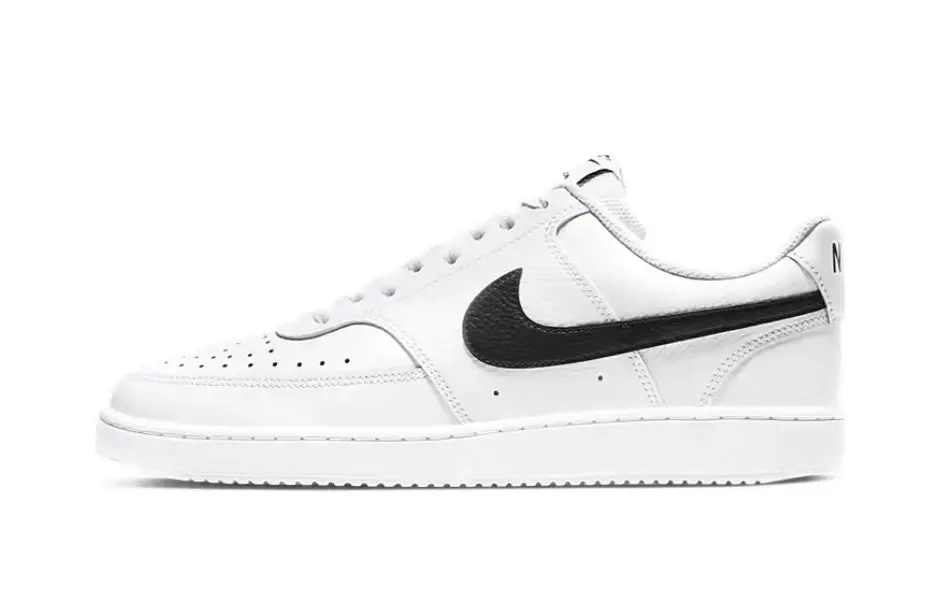 

Кроссовки Nike Court Vision 1 Skateboard Shoes Unisex Low-Top Black White Gray
