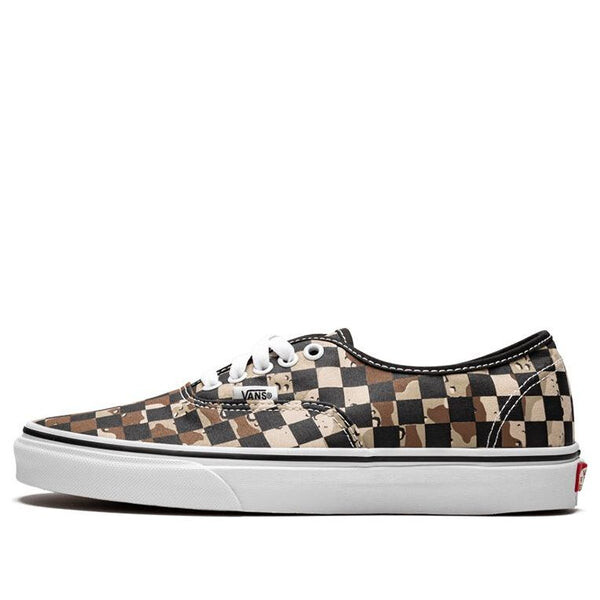 

Кроссовки authentic 'camo checkerboard' Vans, черный