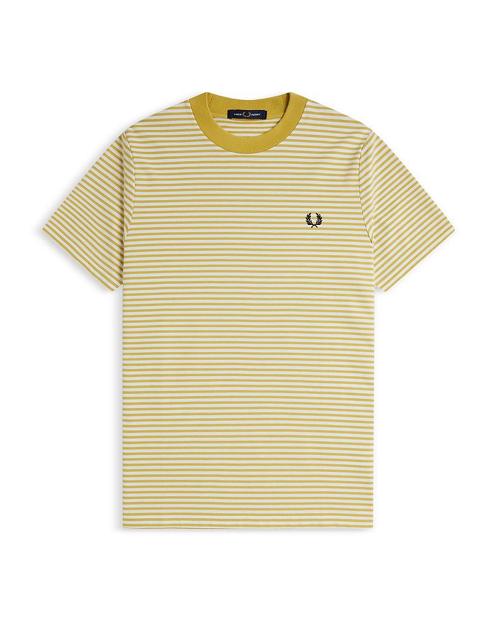 

Футболка плотная в тонкую полоску Fred Perry, желтый