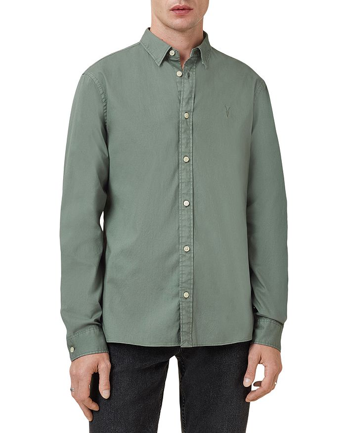 

Рубашка Hawthorne ALLSAINTS, зеленый