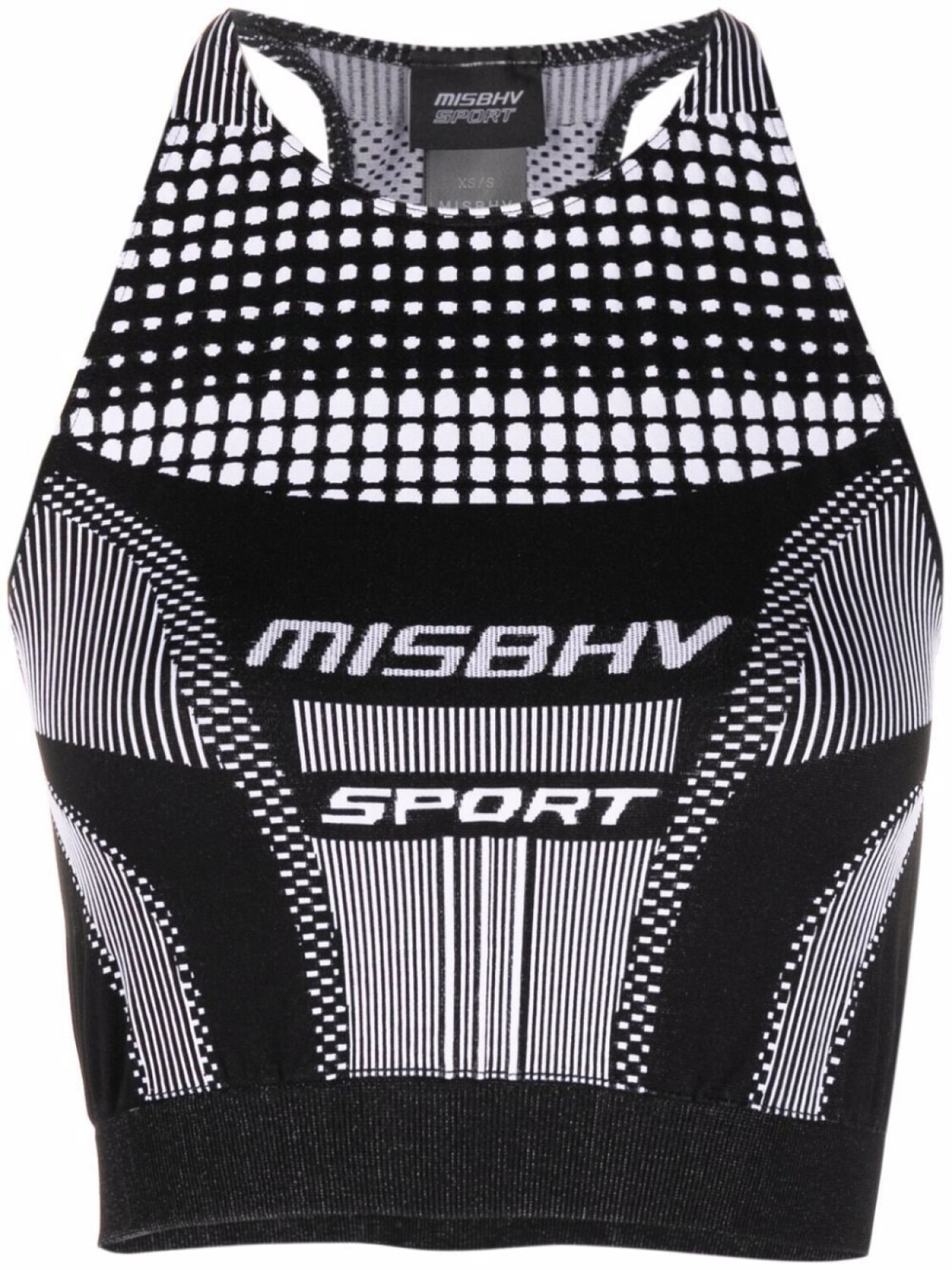 

MISBHV топ с логотипом, черный