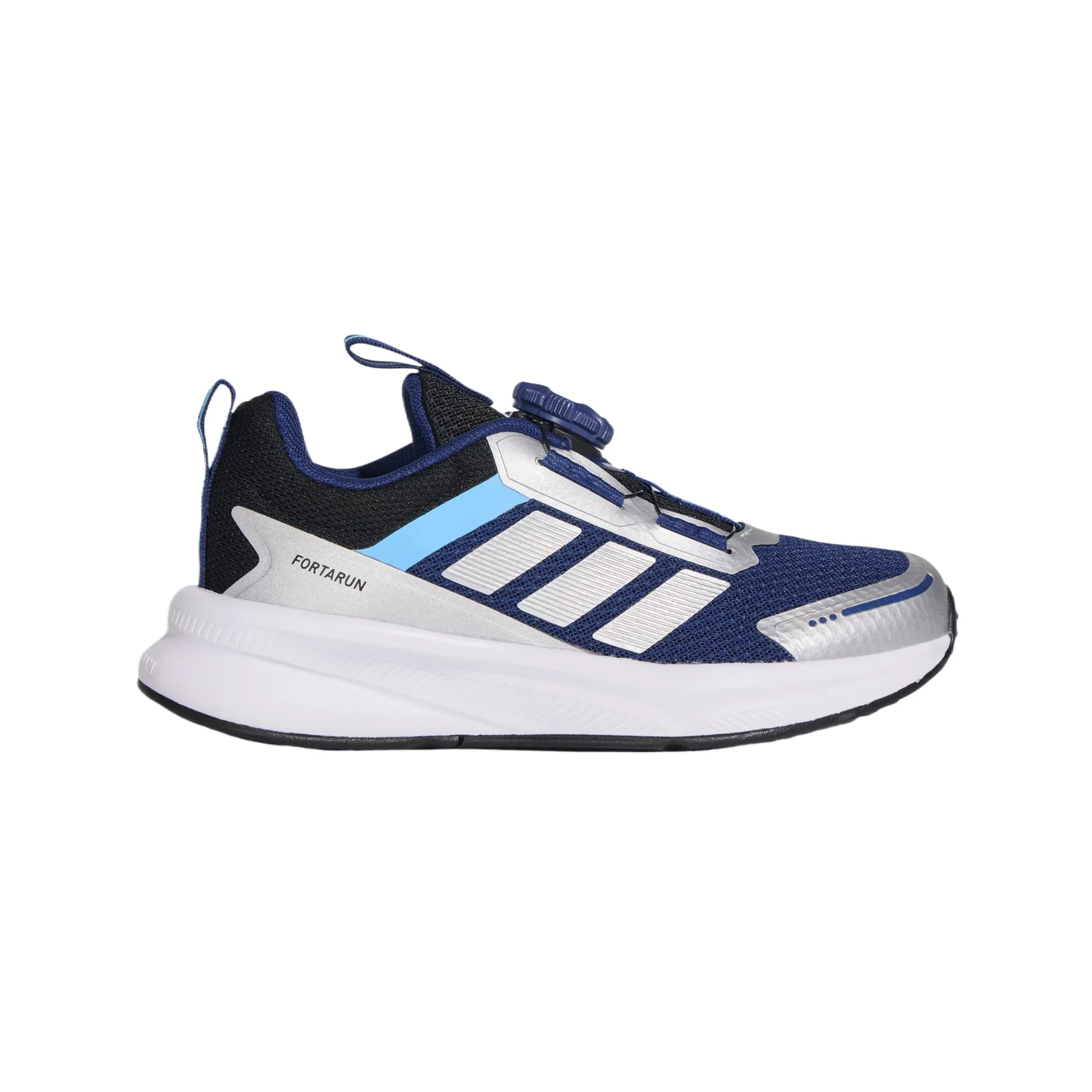 FORTARUN 4.0 Fabric низкие детские кроссовки для повседневной носки Adidas, темно-синий/белый/черный — фото 3