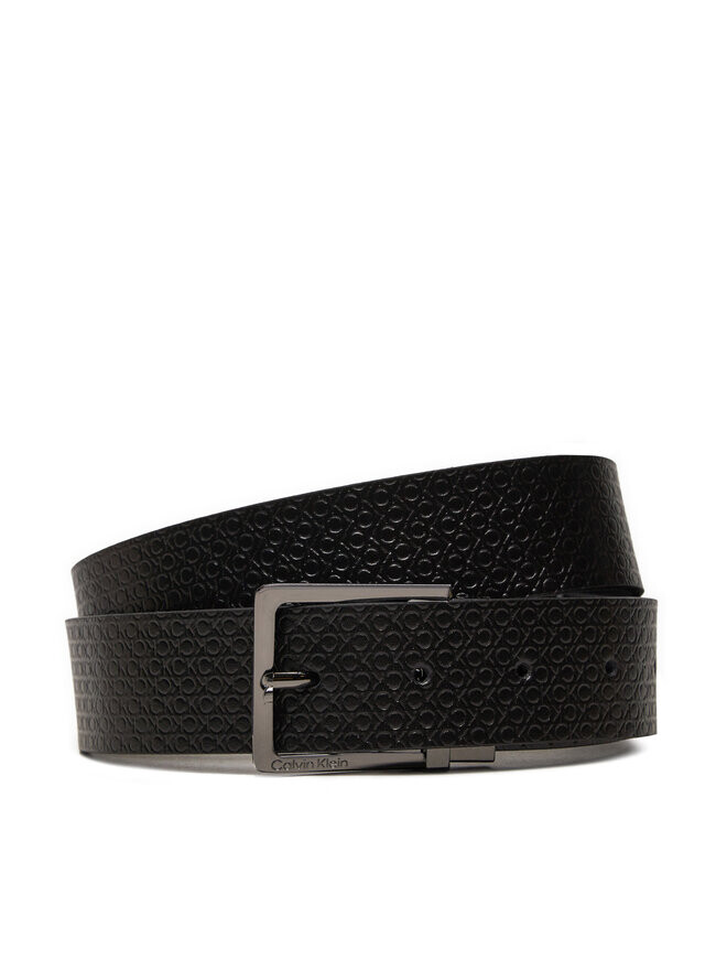 

Ремень Adj/Rev Sleek Square Calvin Klein, черный