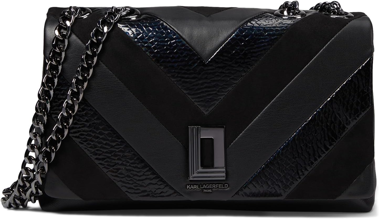 

Сумка через плечо Karl Lagerfeld Paris Lafayette Shoulder, цвет Oil Slick