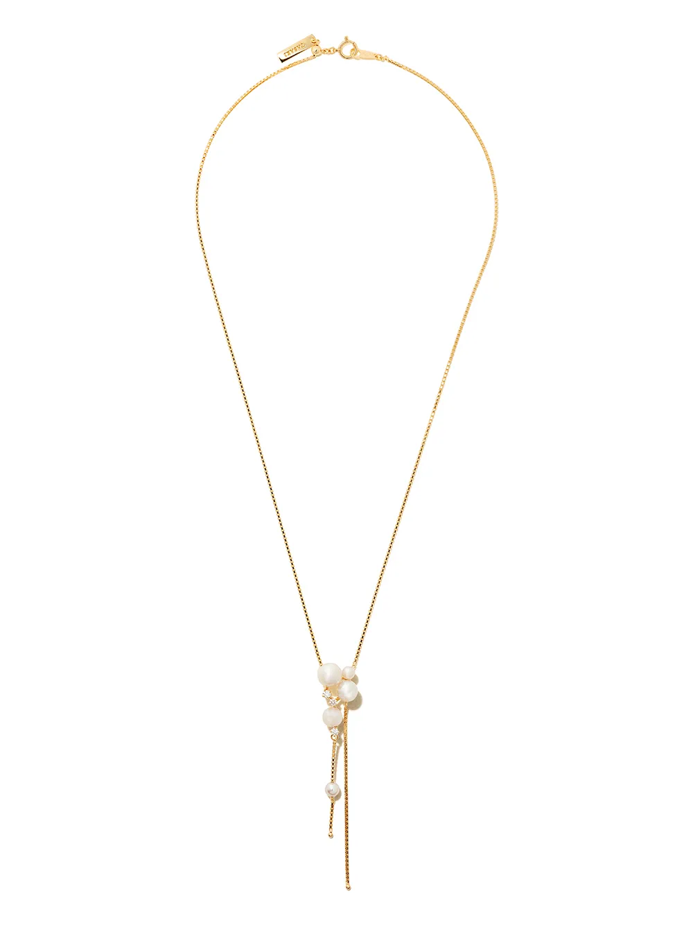 

Колье из желтого золота с жемчугом TASAKI, золотой