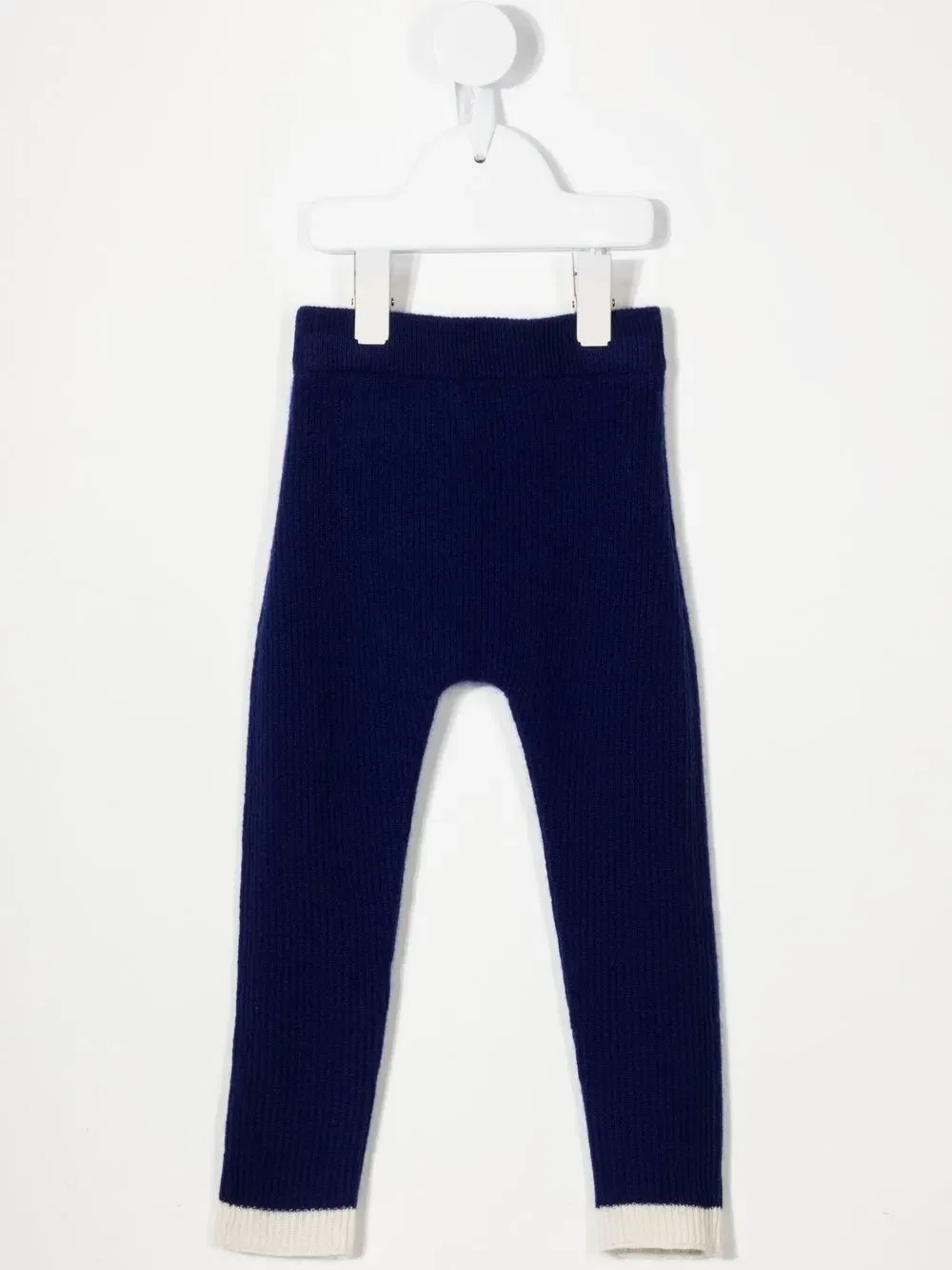 Кашемировые леггинсы Gia в рубчик Cashmere In Love Kids, синий — фото 2