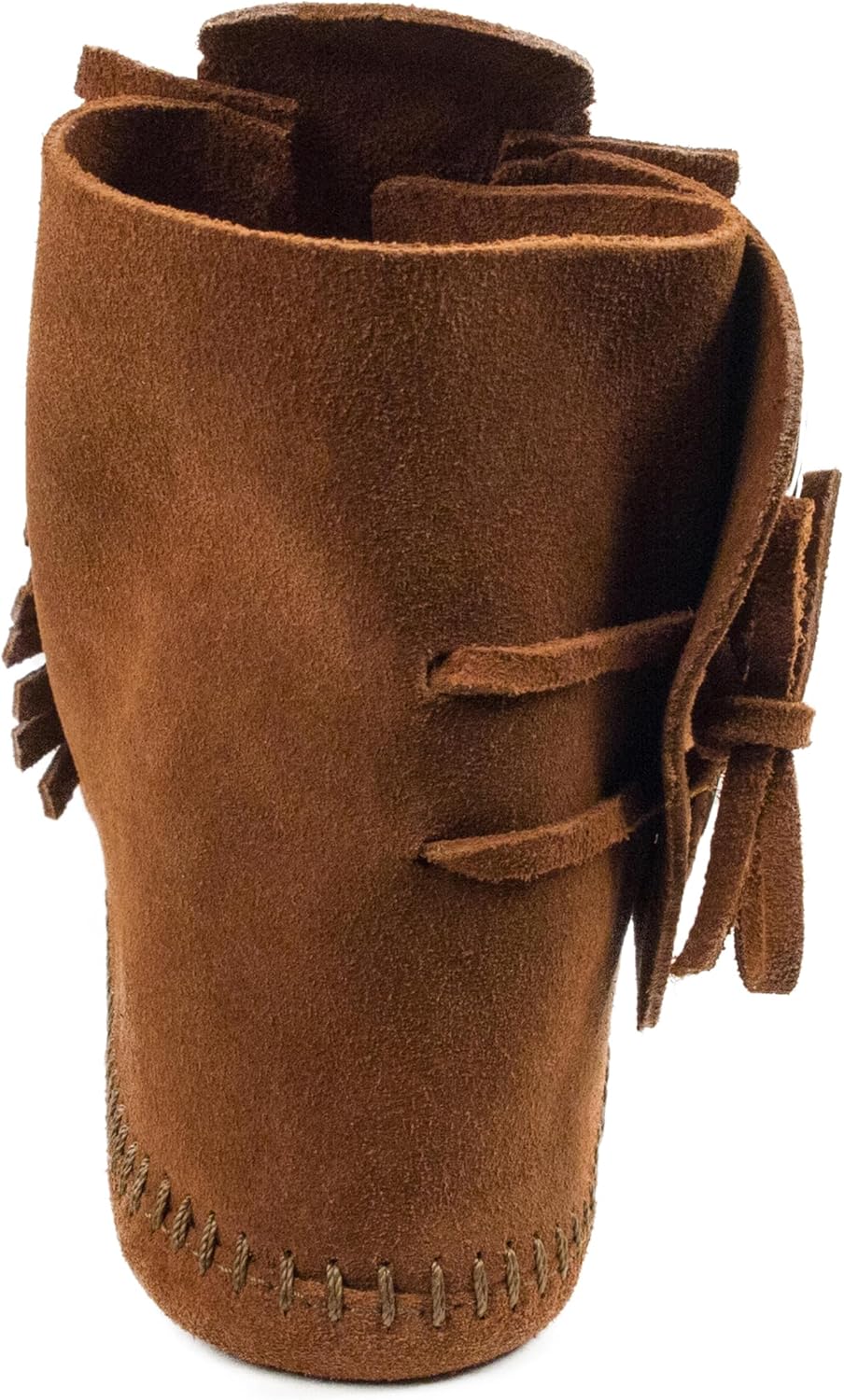Мужские ботинки Minnetonka с мягкой и жесткой подошвой на пуговицах, коричневый — фото 3