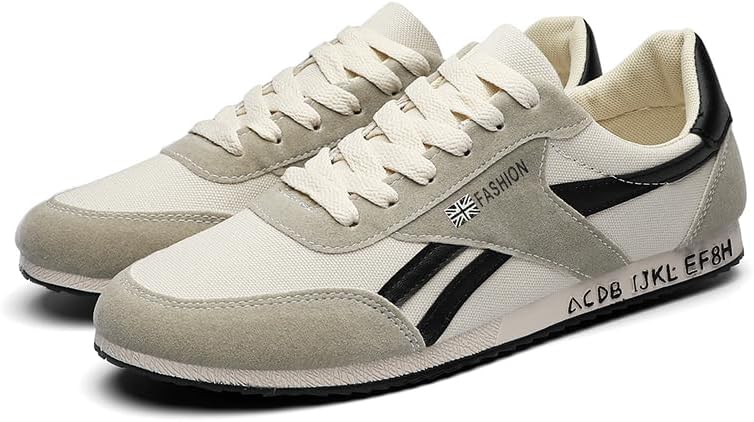 

Модные кроссовки в британском стиле ретро на канве, повседневная спортивная обувь с замшевой отделкой, разноцветные полоски, шнуровка, низкие кроссовки для ходьбы Generic