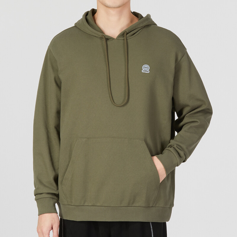Толстовка мужская зеленая Adidas Neo, зеленый — фото 3