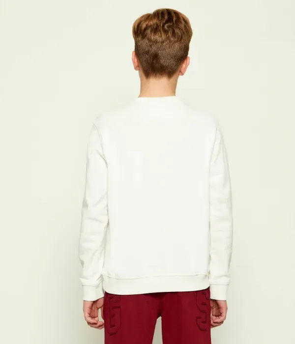 Толстовка regular fit Guess, экрю — фото 3