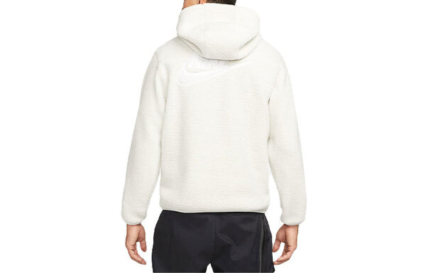 Толстовка Men's Nike Sportswear Sport Essentials+ Casual Sports Breathable Fleece Pullover Beige, бежевый — фото 2
