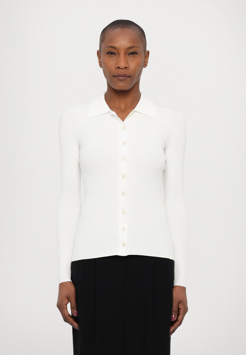 

Кардиган FITTED BUTTON UP MICHAEL Michael Kors, молочный