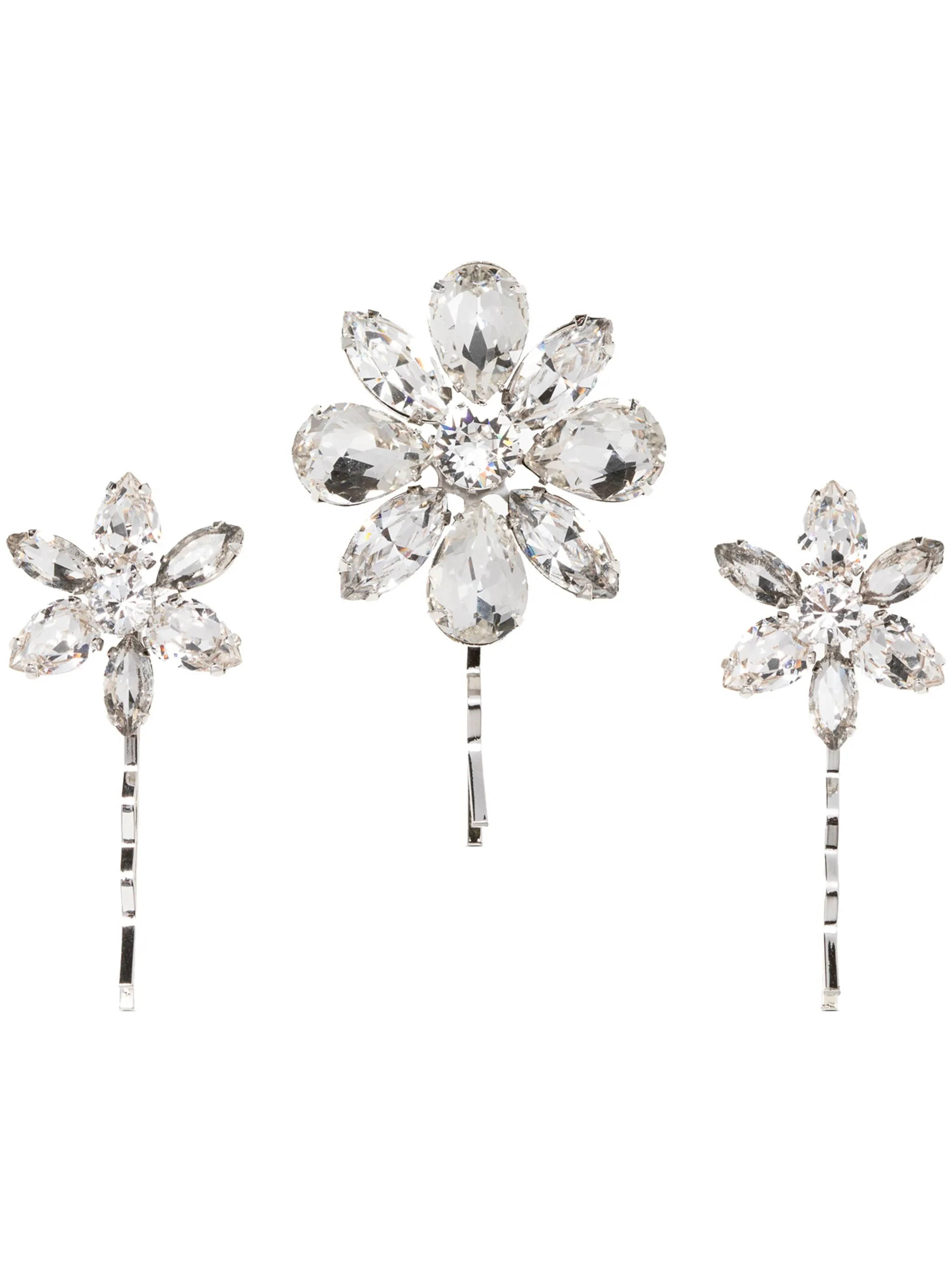 

Набор Vada из трех заколок для волос Jennifer Behr, белый