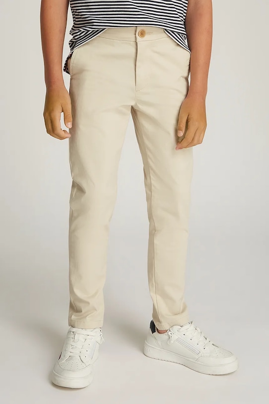 

Детские брюки Tommy Hilfiger, бежевый