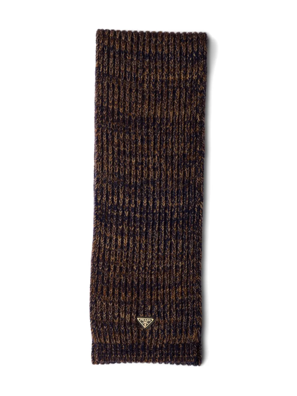 

Шарф Fisherman's с логотипом Prada, коричневый