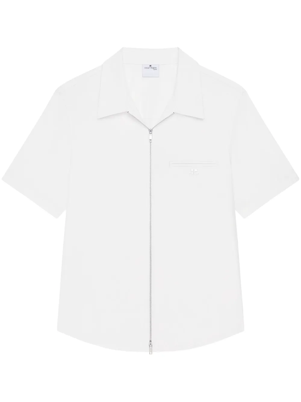 

Поплиновая рубашка Courrèges, белый