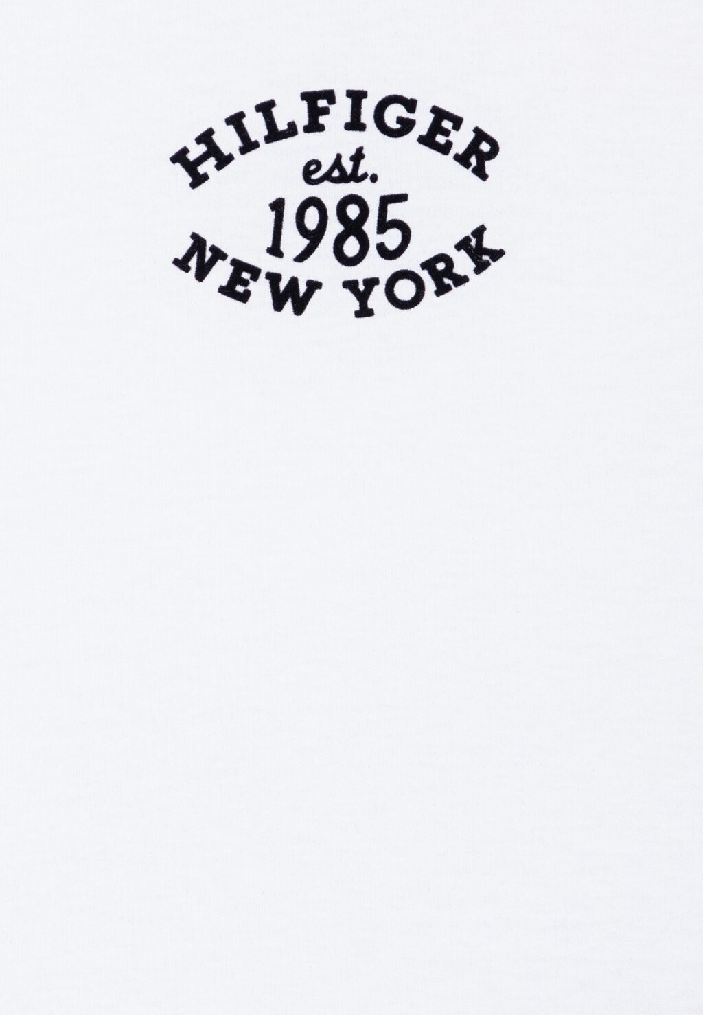 

Футболка с принтом Monotype Flock Tee Tommy Hilfiger, белая