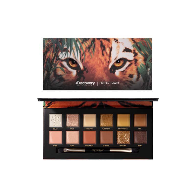 

12 цветов тени для век Animal Eyeshadow, палитра Classic Cat, легко растушевывается, шиммер PERFECT DIARY