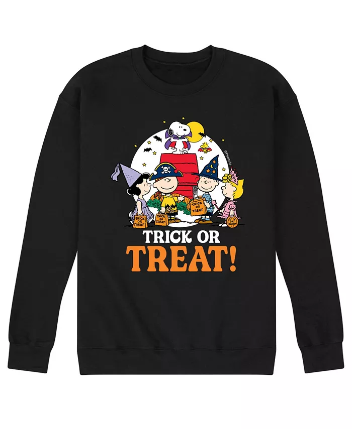 

Мужская флисовая футболка Peanuts Trick or Treat AIRWAVES, черный