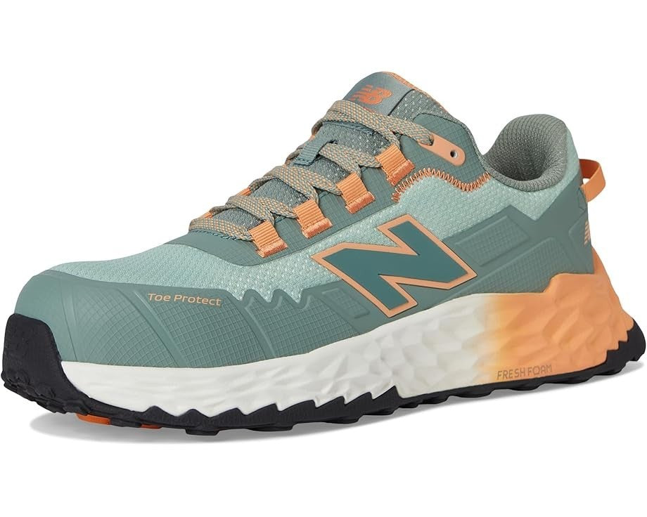 Женские рабочие туфли New Balance Cremorne Aqua Pumpkin с композитным носком VER281, зеленый — фото 3