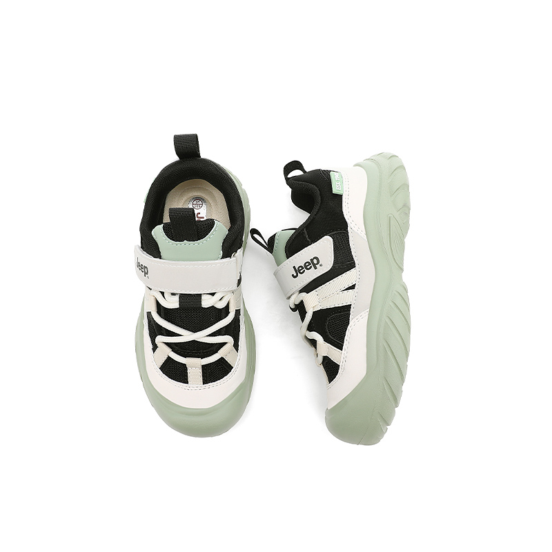 Jeep Беговые кроссовки Running Collection Waterproof Lightweight Cushioning Low top Casual черный Rice Green для детей — фото 4