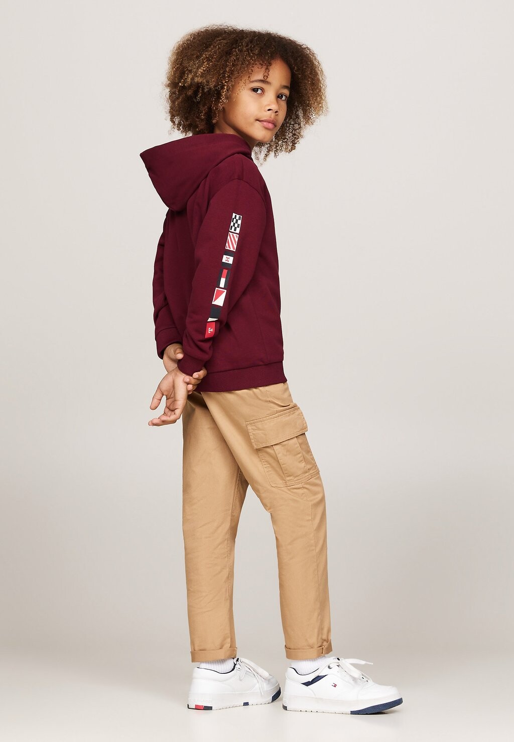 

Толстовка с капюшоном FLAGS EMBROIDERED Tommy Hilfiger, темно-красный