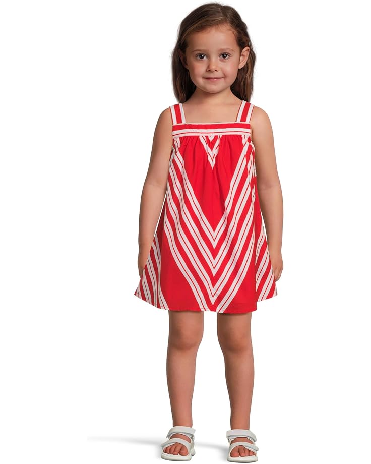 

Платье Janie and Jack Bold Stripe Dress, красный