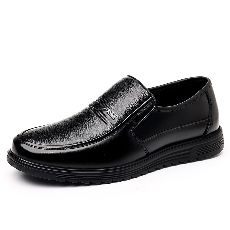 Бизнес-Casual классические кожаные туфли для офиса и поездок на работу Top Grain Cow Leather для мужчин WARRIOR, темно-коричневый — фото 3