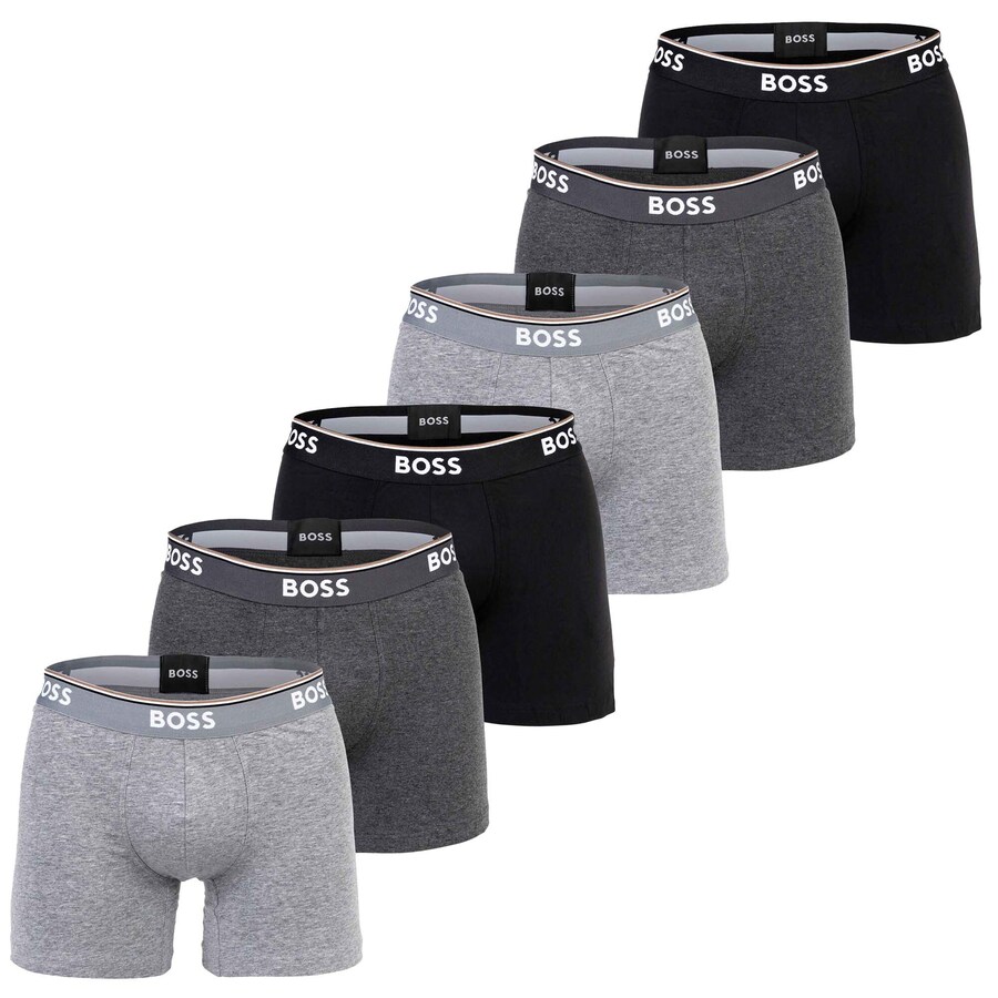 

Боксерские шорты BOSS, цвет Grey/mottled grey/Black
