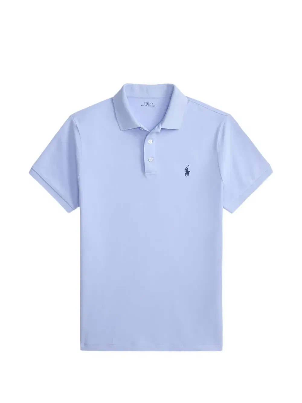 Рубашка-поло из эластичной сетки POLO RALPH LAUREN, синий